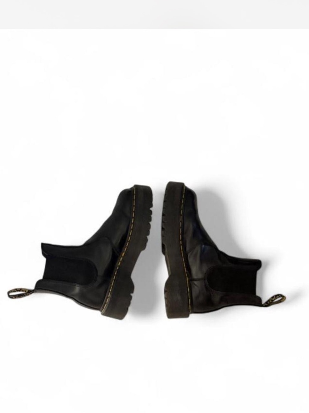 Dr. Marten platform Black quadC 2976 Platform Boots - Women's - Picture 2 of 8